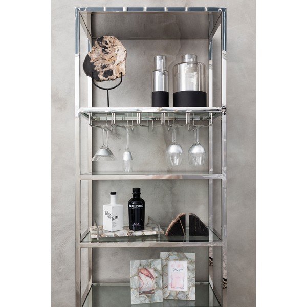 Steklena vaza s črnimi detajli Premier Housewares Cova, višina 30 cm-image-1