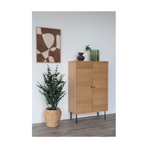 Zelena steklena vaza (višina 26,5 cm) – House Nordic-image-2