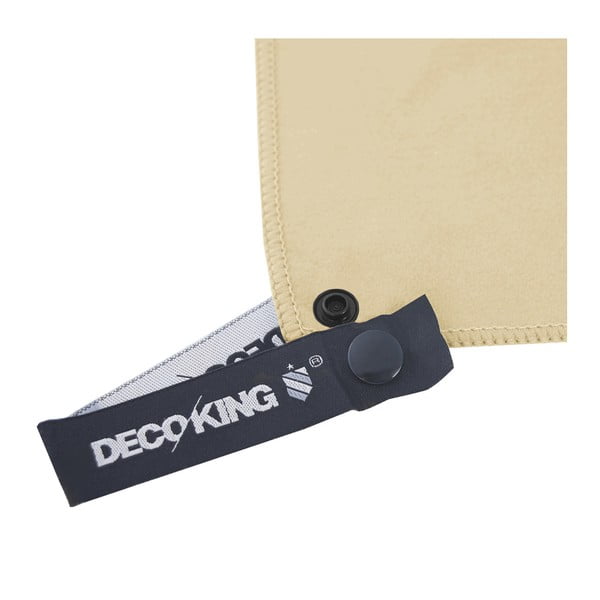 Hitro sušeča brisača bež barve DecoKing EKEA, 70 x 140 cm-image-4