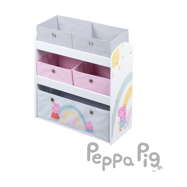 Otroški organizator za igrače 63.5x29.5x67 cm Peppa Pig – Roba-image-1