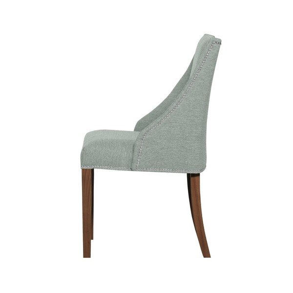 Mint zeleni stol s temno rjavimi bukovimi nogami Ted Lapidus Maison Patchouli-image-1