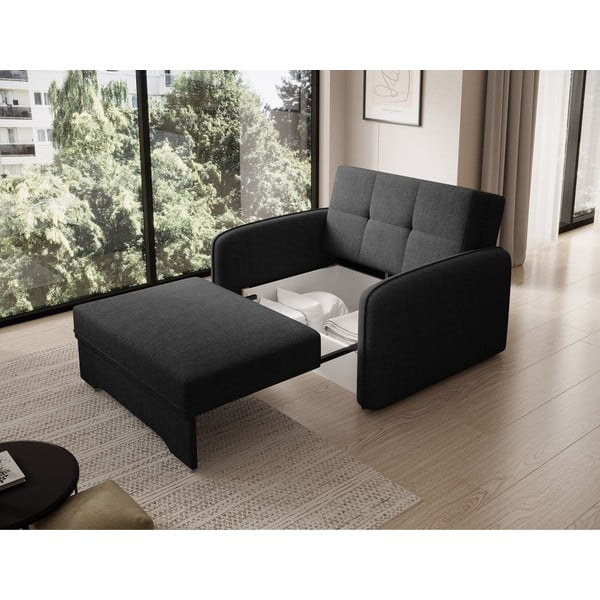 Črn fotelj Laine – ELTAP-image-4