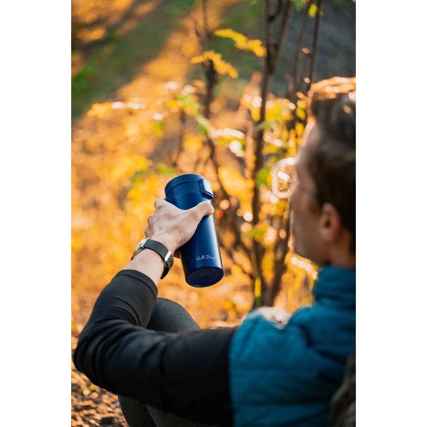 Temno modra potovalna termo skodelica Vialli Design Fuori, 400 ml-image-2