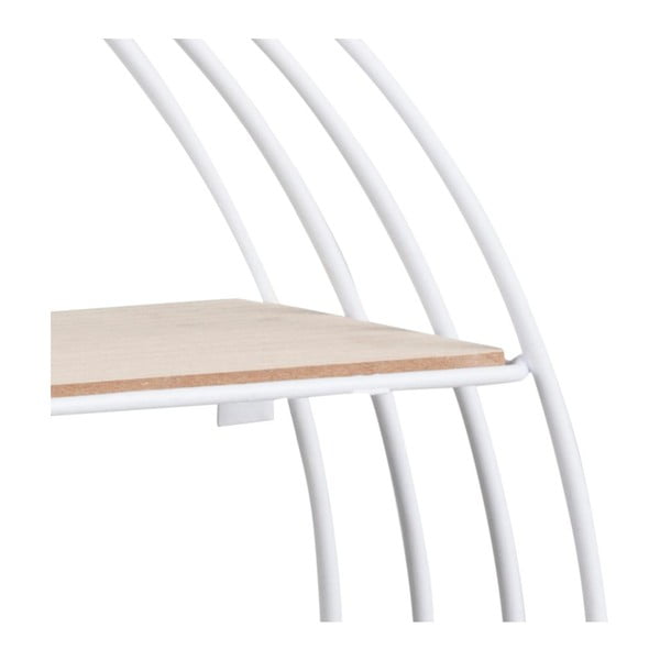 Bela polica iz masivnega lesa pavlovnije Darkenberg - Actona-image-3