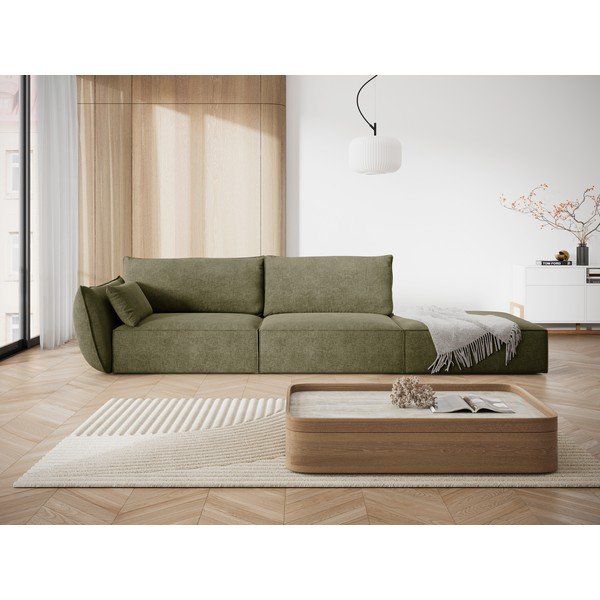 Zelen ležalnik (levi kot) Vanda – Mazzini Sofas-image-1