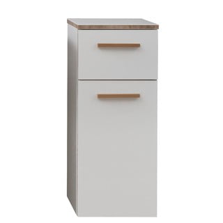 Bela stenska kopalniška omarica 30x72 cm - Pelipal