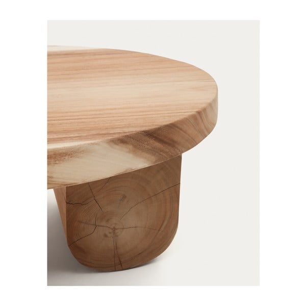 Mizica iz masivnega munggur lesa v naravni barvi 60x90 cm Mosi – Kave Home-image-3