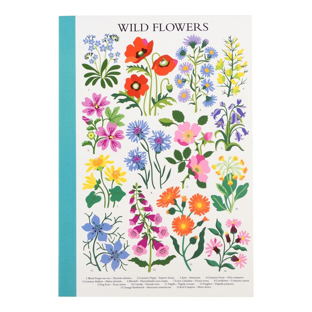 Zvezek 60 strani A5 format Wild Flowers