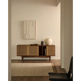 Bež obojestranska/ročno tkana volnena preproga 160x230 cm Nifelia – Kave Home