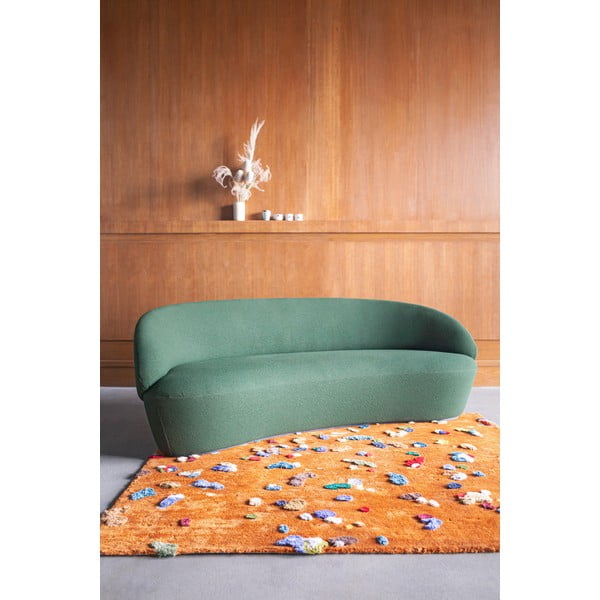 Zelen volneni kavč EMKO Naïve, 162 cm-image-1