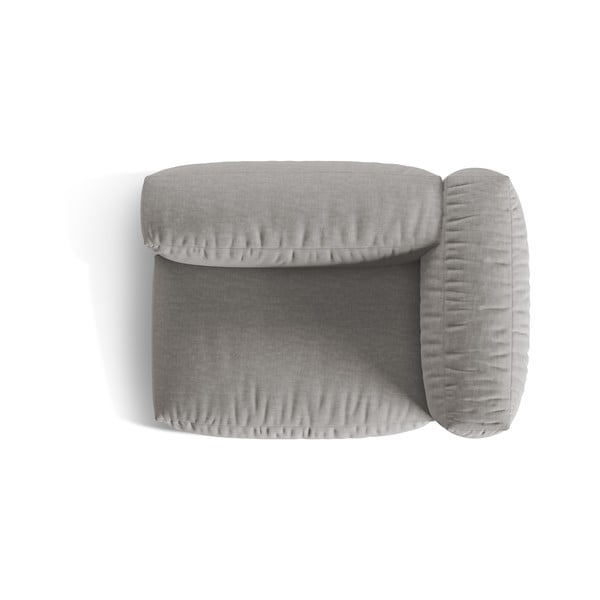 Svetlo siv modul za sedežno garnituro (desni kot) Martina – Micadoni Home-image-3