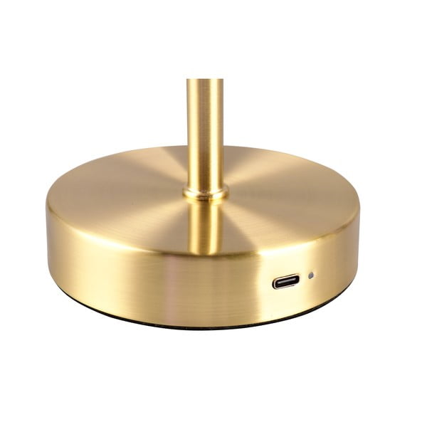 LED zatemnitvena namizna svetilka v zlati barvi (višina 30 cm) Jeff – Reality-image-3