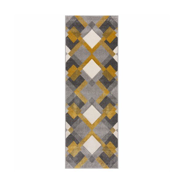 Rumen/siv tekač 80x230 cm Nimbus – Flair Rugs