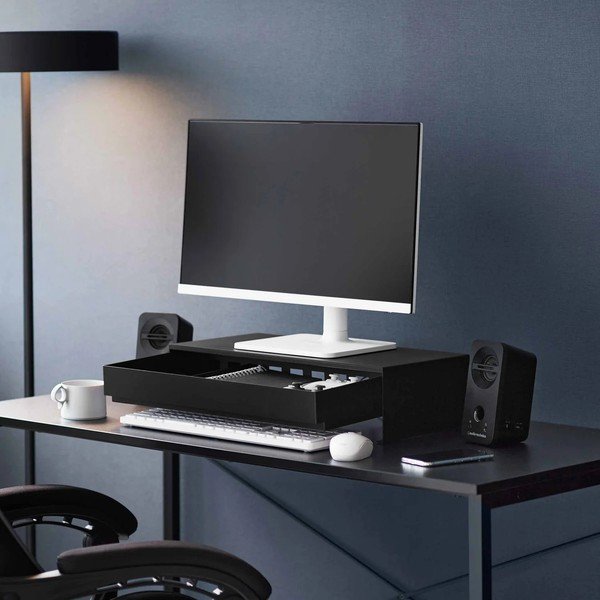 Črno kovinsko stojalo za monitor Tower – YAMAZAKI-image-4