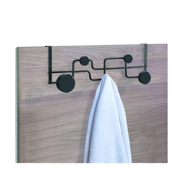 Črn obešalnik za vrata 50 cm Anya – Tomasucci-image-1