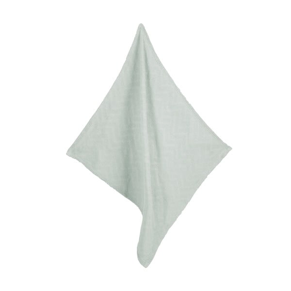 Zelena pletena otroška odeja iz organskega bombaža 80x80 cm Lil Planet – Roba-image-3