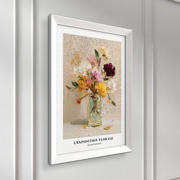 Tiskana slika z okvirjem 56x75 cm Sunny Bouquet – Styler-image-3