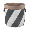 Siv/kremno bel tekstilni koš za perilo 5 l Diagonal – Mette Ditmer Denmark