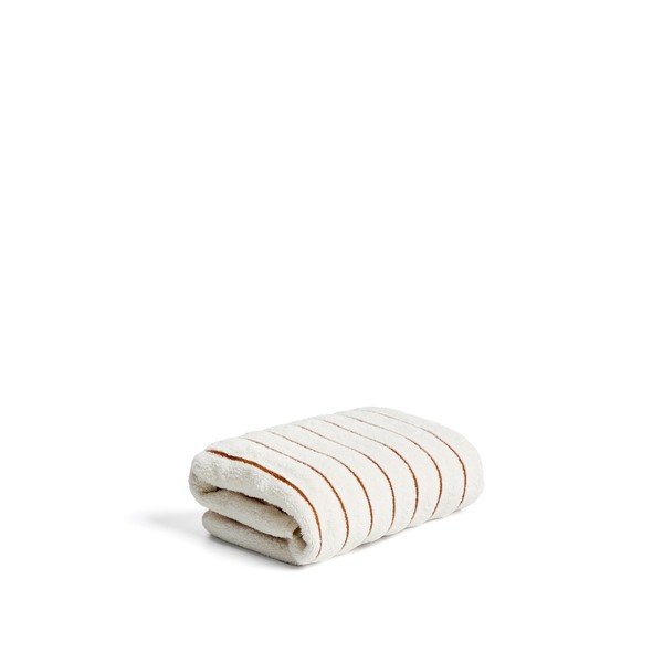 Oranžna/bež frotirna bombažna brisača 50x90 cm Dorane – Kave Home