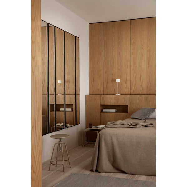 Bež kovinske mizice v kompletu 2 ks 40x40 cm Fera – Blomus-image-3