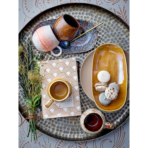 Rjava/bež keramična skodelica 280 ml Paula – Bloomingville-image-2