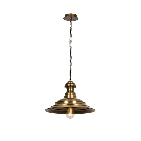 Viseča svetilka v bronasti barvi s kovinskim senčnikom ø 39 cm Sivani – Opviq lights