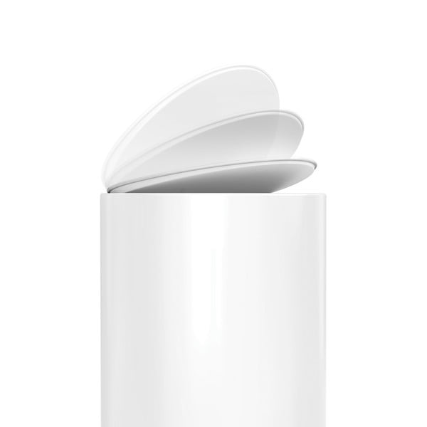 Bel kovinski koš za smeti s pedalom 6 l – simplehuman-image-4