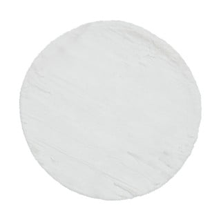 Bela preproga Think Rugs Teddy, ⌀ 120 cm