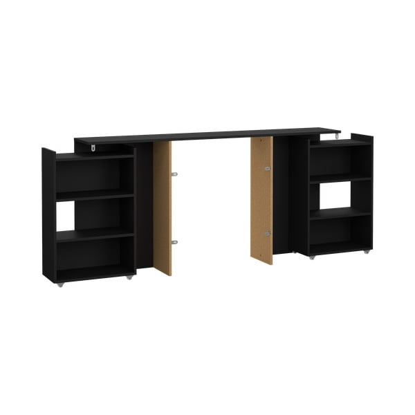 Črno vzglavje 165x80 cm Naia – Tvilum-image-2