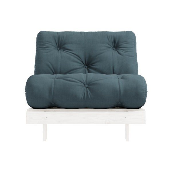 Raztegljiv fotelj Karup Design Roots White/Petroleum-image-1