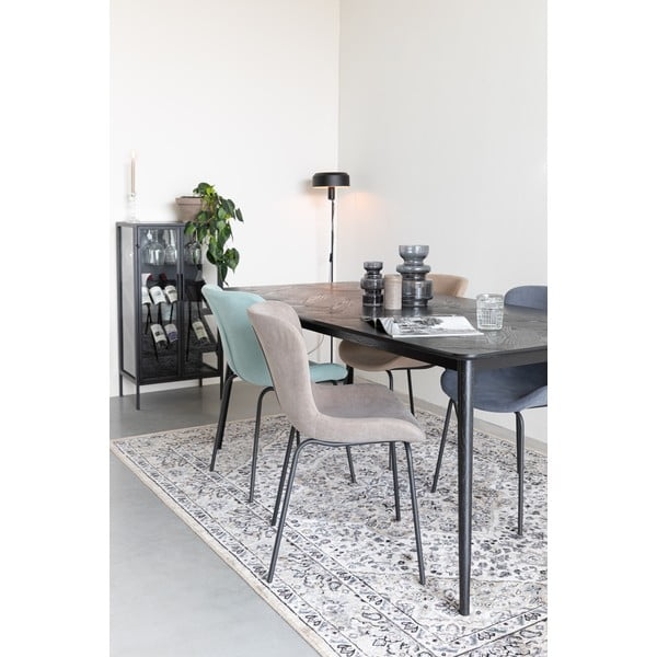 Jedilna miza v hrastovem dekorju 80x160 cm Fabio – White Label-image-2