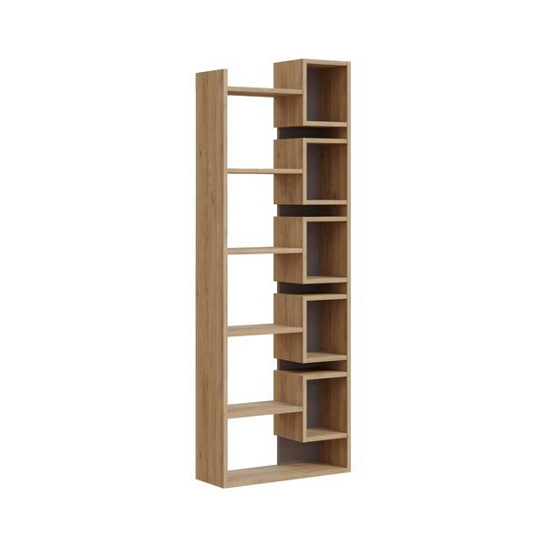 Regal v hrastovem dekorju 60x168,5 cm Eladi – Marckeric-image-2