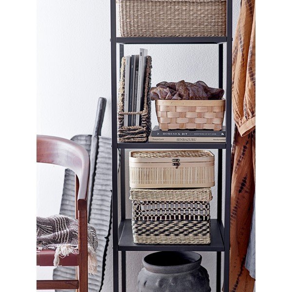 Črno kovinsko stojalo za oblačila 90x183x40 cm Valde – Bloomingville-image-2