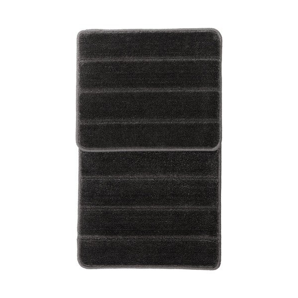 Antracitno sive kopalniške preproge v kompletu 2 ks 50x80 cm Yeni Cizgli – Foutastic-image-2