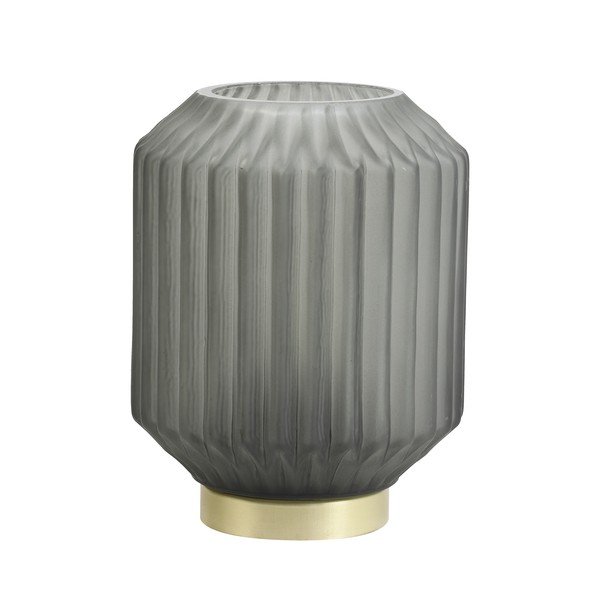 Siva namizna svetilka (višina 17 cm) Ivot - Light & Living