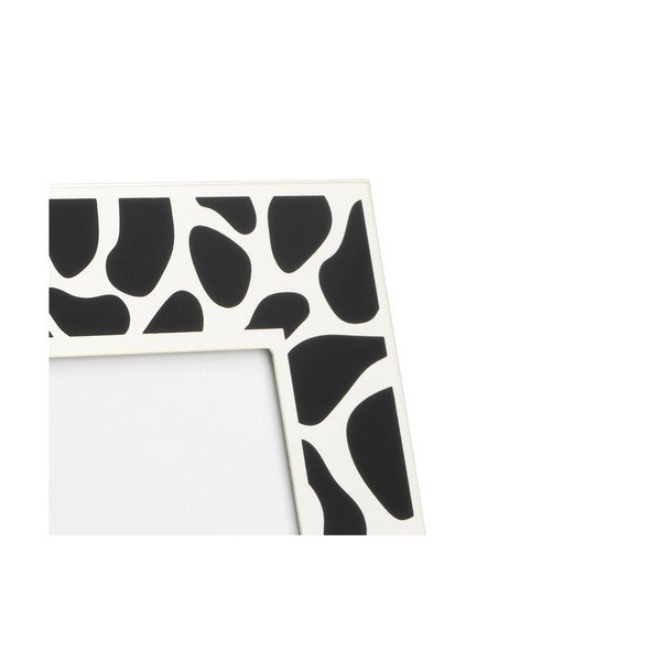 Črn/bel kovinski stoječ/stenski okvir 16,5x22 cm Leopard – Zilverstad-image-1