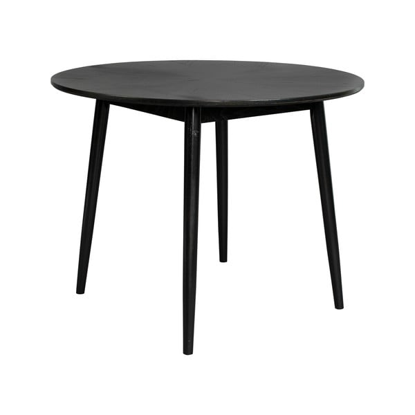 Okrogla jedilna miza z mizno ploščo v hrastovem dekorju ø 120 cm Fabio – White Label