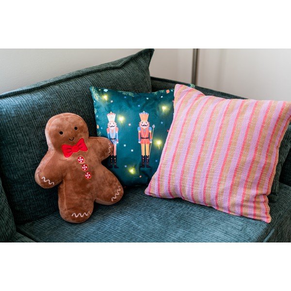 Okrasna blazina z božičnim motivom 45x45 cm Nutcracker – Catherine Lansfield-image-1
