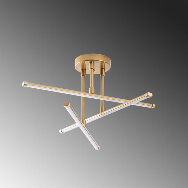 LED stropna svetilka v zlati barvi 26x51 cm Umut – Opviq lights-image-1