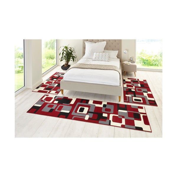 Rdeč tekač Hanse Home Hamla Retro, 80 x 150 cm-image-2