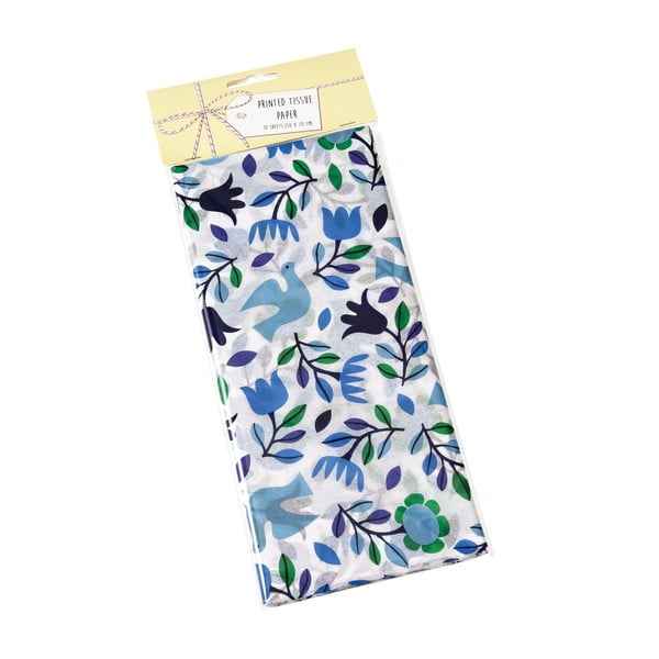 Papirnati prtički v kompletu 10 kos Folk Doves - Rex London-image-1