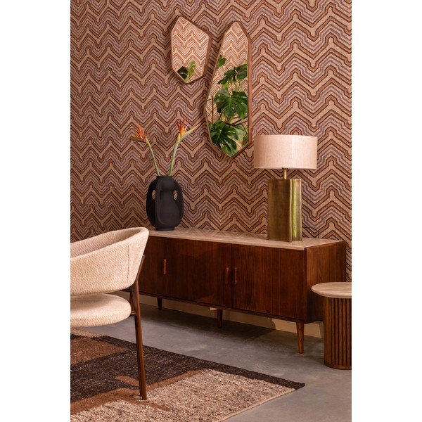 Stensko ogledalo z lesenim okvirjem 41,5x50 cm Bryn – Dutchbone-image-1