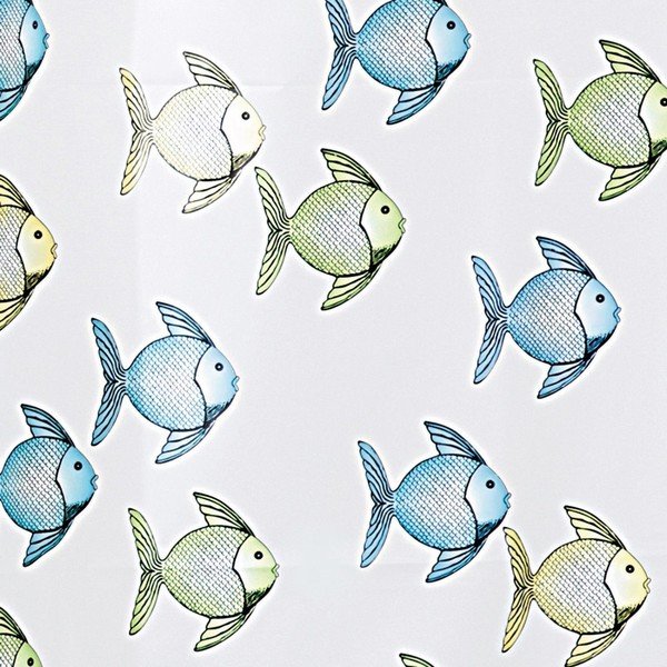 Tuš zavesa InterDesign Fishy, 180 x 200 cm-image-1