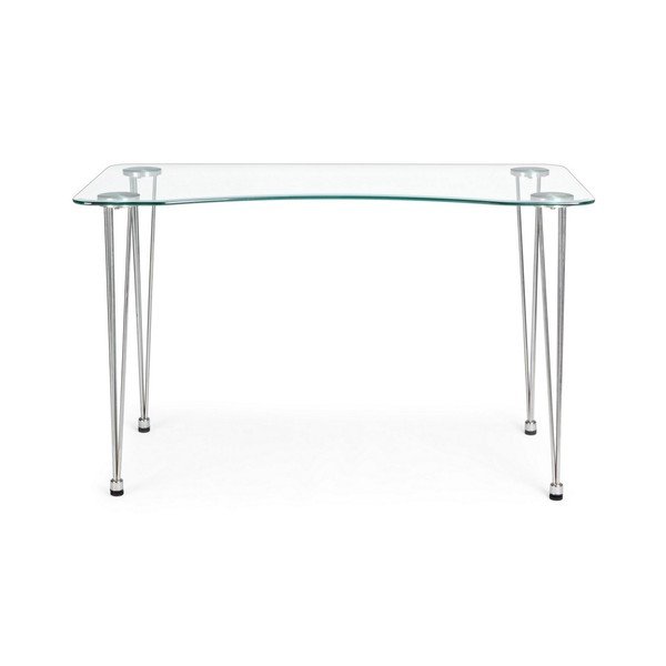Pisalna miza s stekleno mizno ploščo 60x120 cm Rondo – Bizzotto-image-4