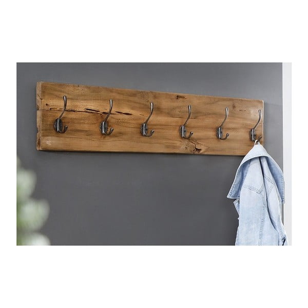 Stojalo za plašče iz tikovega lesa HSM Collection Railwood-image-2