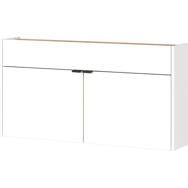 Bela omarica v hrastovem dekorju 110x57x22 cm Ameca – Germania-image-2