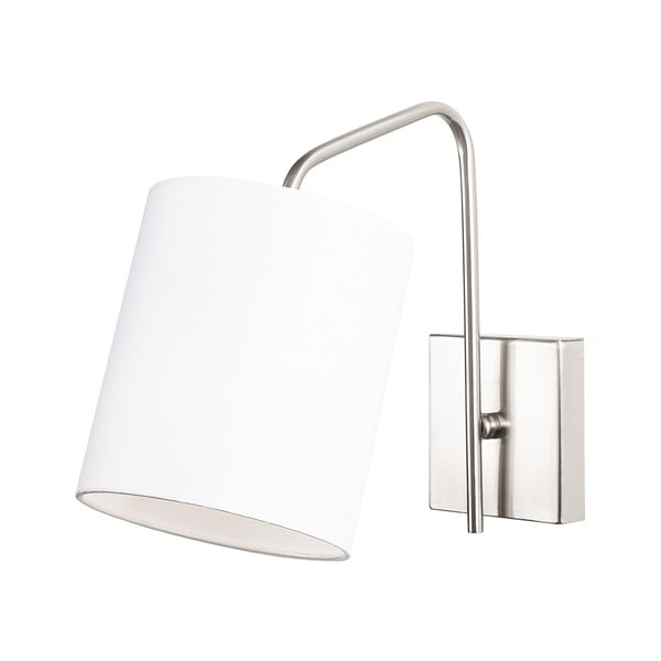 Bela/srebrna stenska svetilka Ve – Opviq lights