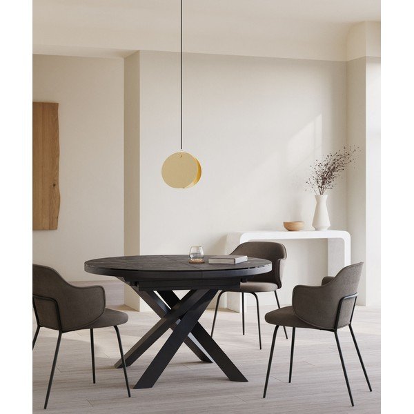 Viseča svetilka v zlati barvi s kovinskim senčilom Monica – Kave Home-image-3