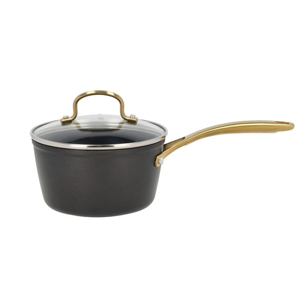 Aluminijasta kozica z neprijemljivo površino za indukcijsko ploščo in s pokrovko 1,5 l – Holm