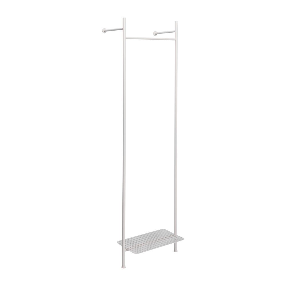 Svetlo sivo kovinsko stensko stojalo za oblačila 52x180x27 cm Nobly